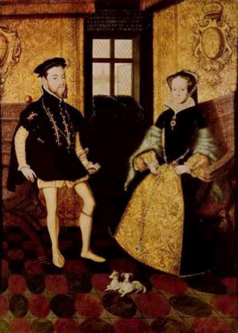 boda felipe ii y maria tudor|retrato de maria tudor.